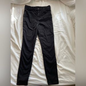 American Eagle super stretch black jeans